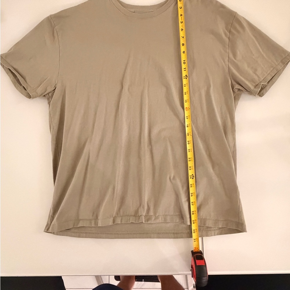 Fear of God Essentials Men's Short Sleeve Tee in Taupe - Picture 4 of 6